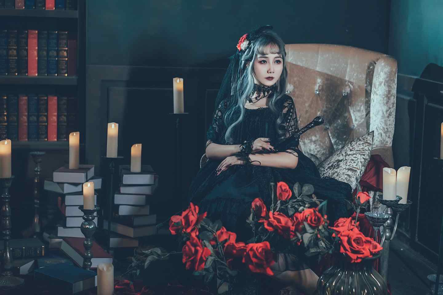 《C站·lolita·第1143期》哥特风Lolita私影