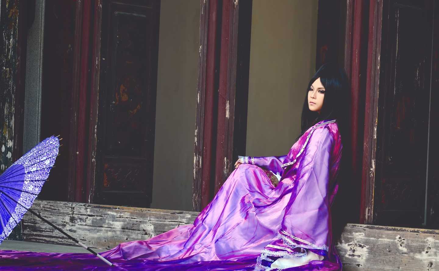 《汉服第630期》墨莲染尘