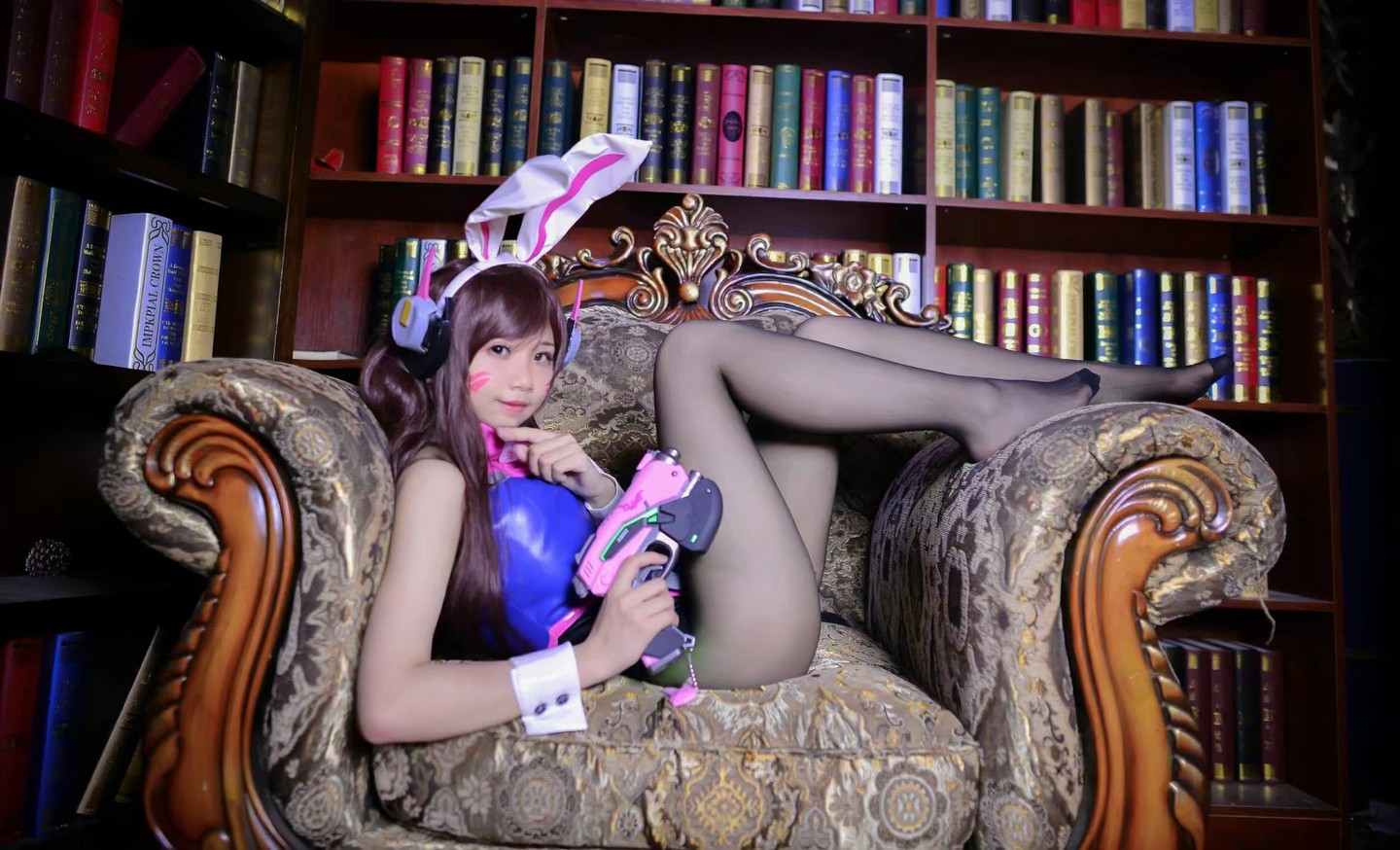 《C站·第3133期》守望先锋dva同人兔女郎