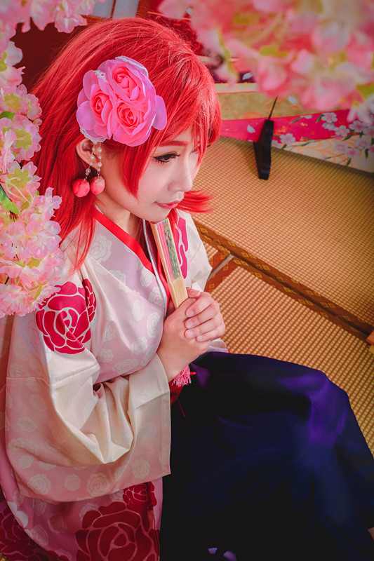 《C站·lolita·第824期》LOVELIVE!Maki同人和服