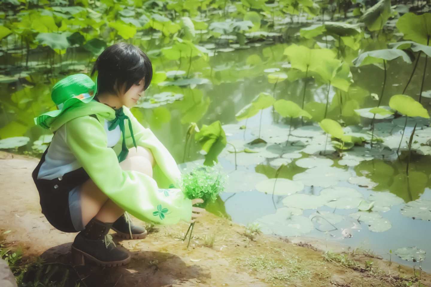 《汉服第607期》旅行青蛙呱儿子