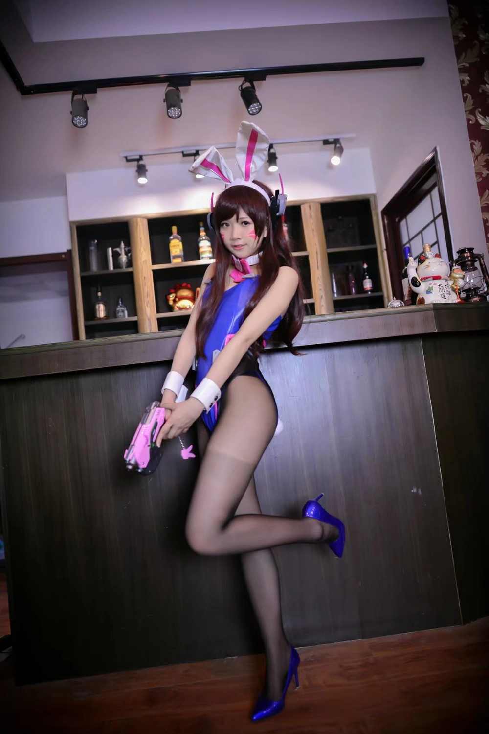 《C站·第3133期》守望先锋dva同人兔女郎