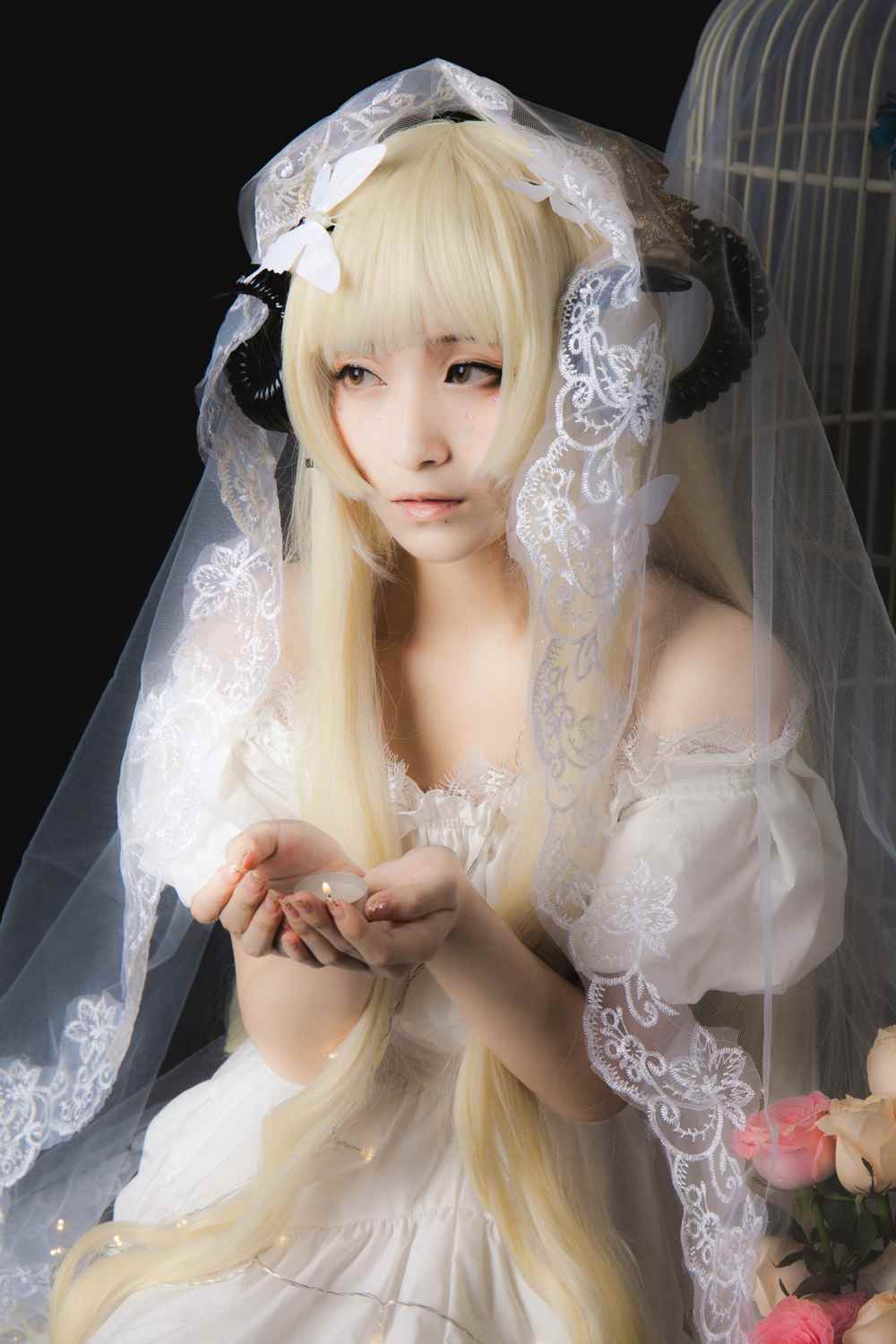 《C站·lolita·第436期》金牛座换了圣衣穿上了洁白的婚纱也很美！