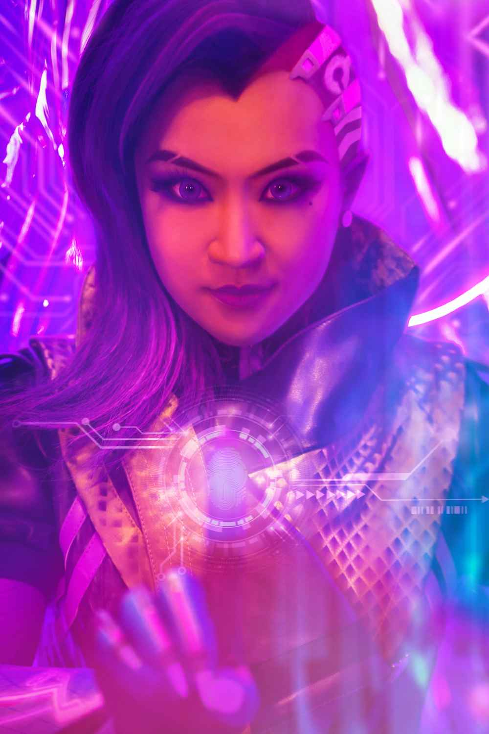 《C站·第3139期》守望先锋黑影cosplay