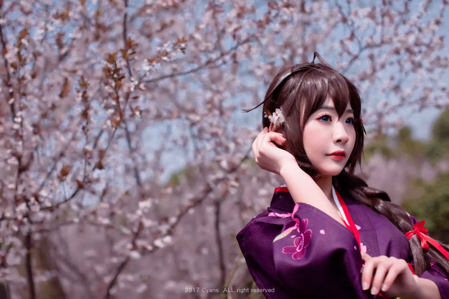 《汉服第580期》舰娘时雨和服