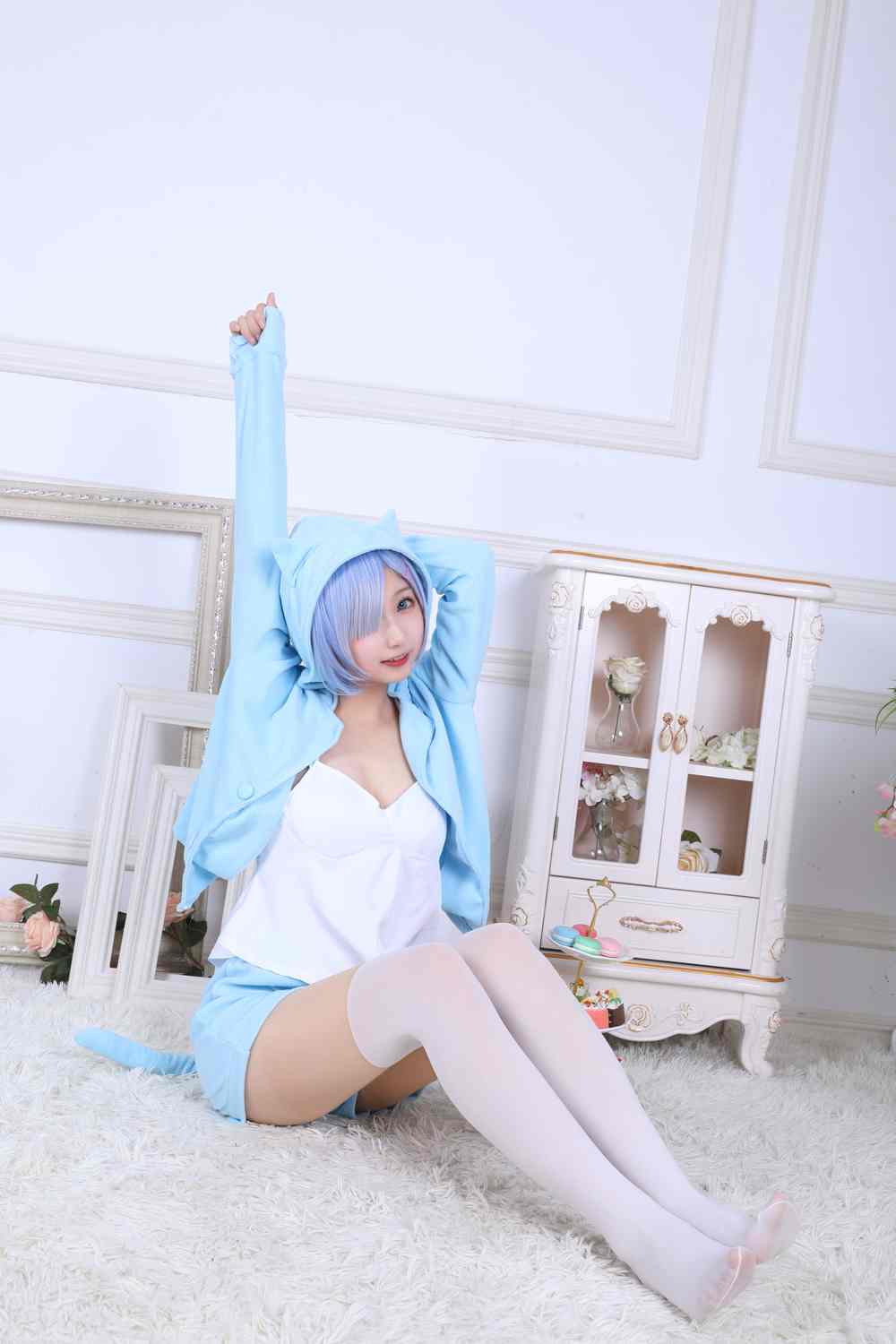 《C站·lolita·第1053期》从零开始的异世界生活 蕾姆白丝袜