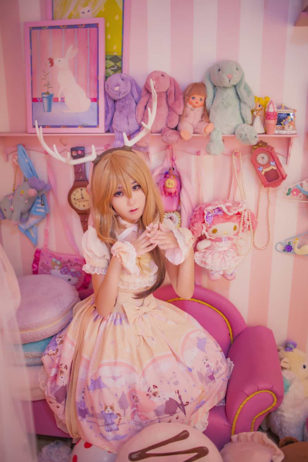 《C站·lolita·第371期》圣诞节没来圣诞老人这样的小鹿给你送礼物！