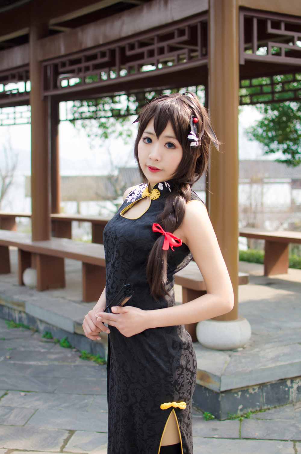 《汉服第581期》舰娘时雨旗袍