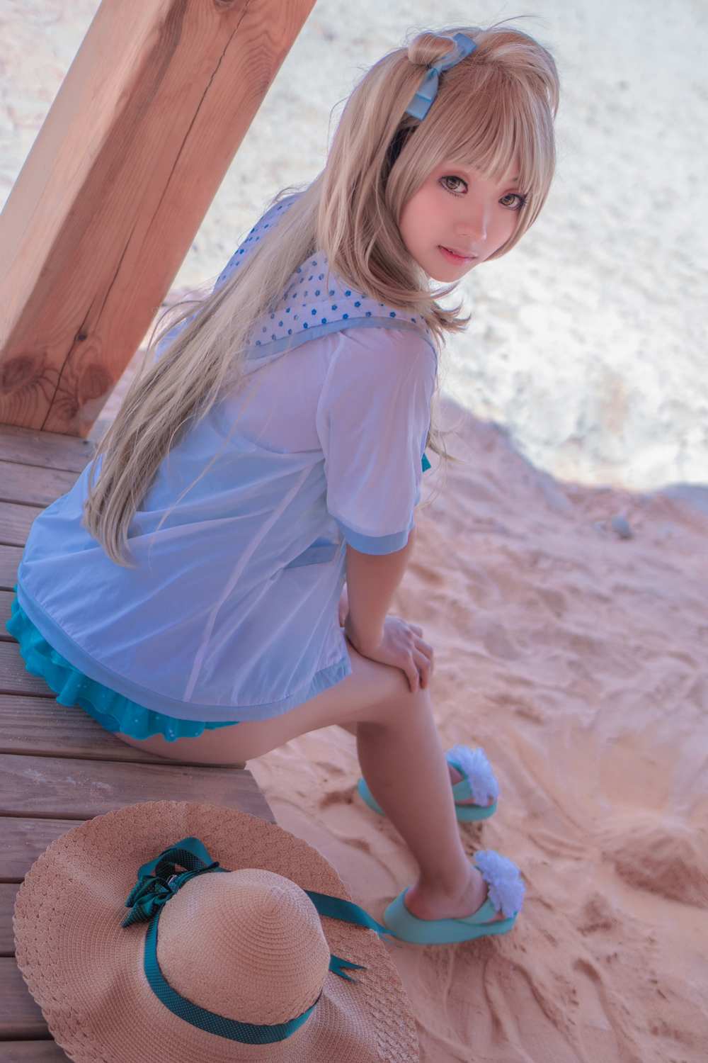 《C站·lolita·第969期》lovelive南小鸟水着觉醒