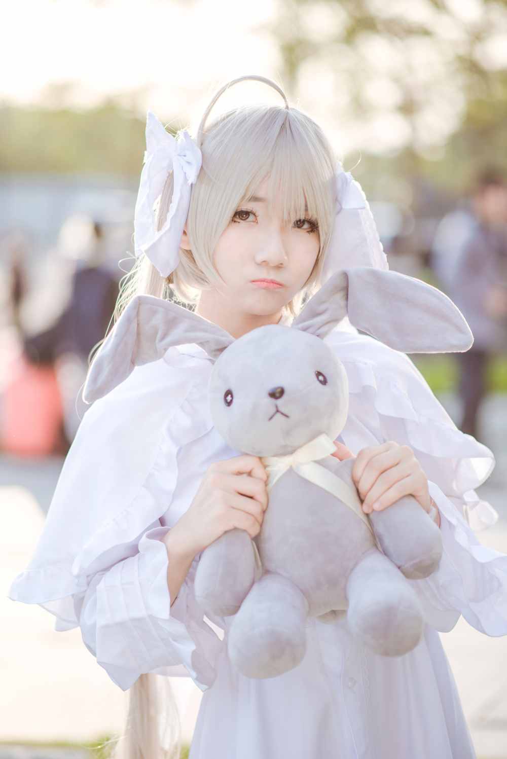 《C站·lolita·第377期》缘之空春日野穹萌萌小萝莉拿着小熊等着你！