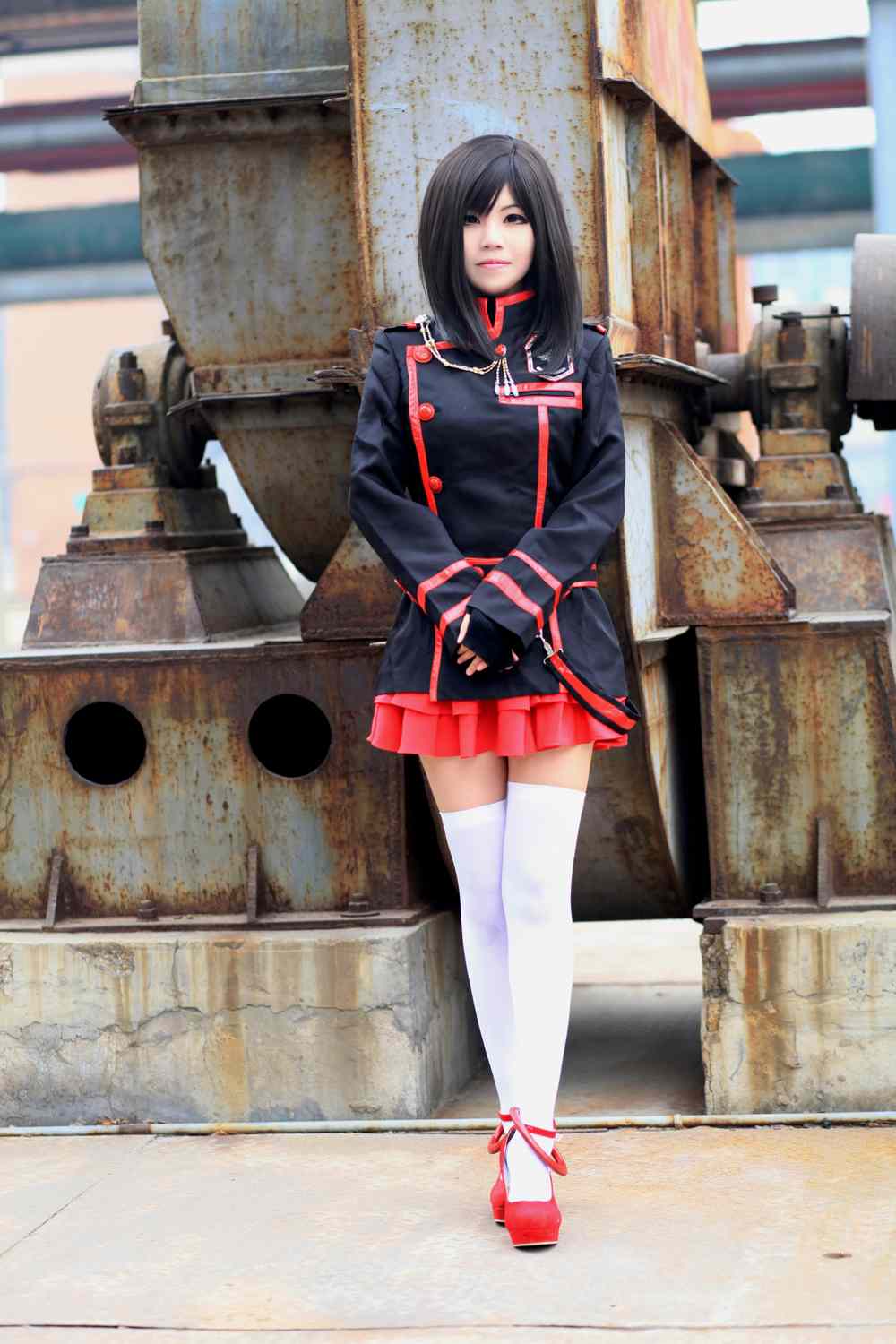 《C站·lolita·第383期》白丝女警梓宅 驱魔少年又是冬天低温小战士！