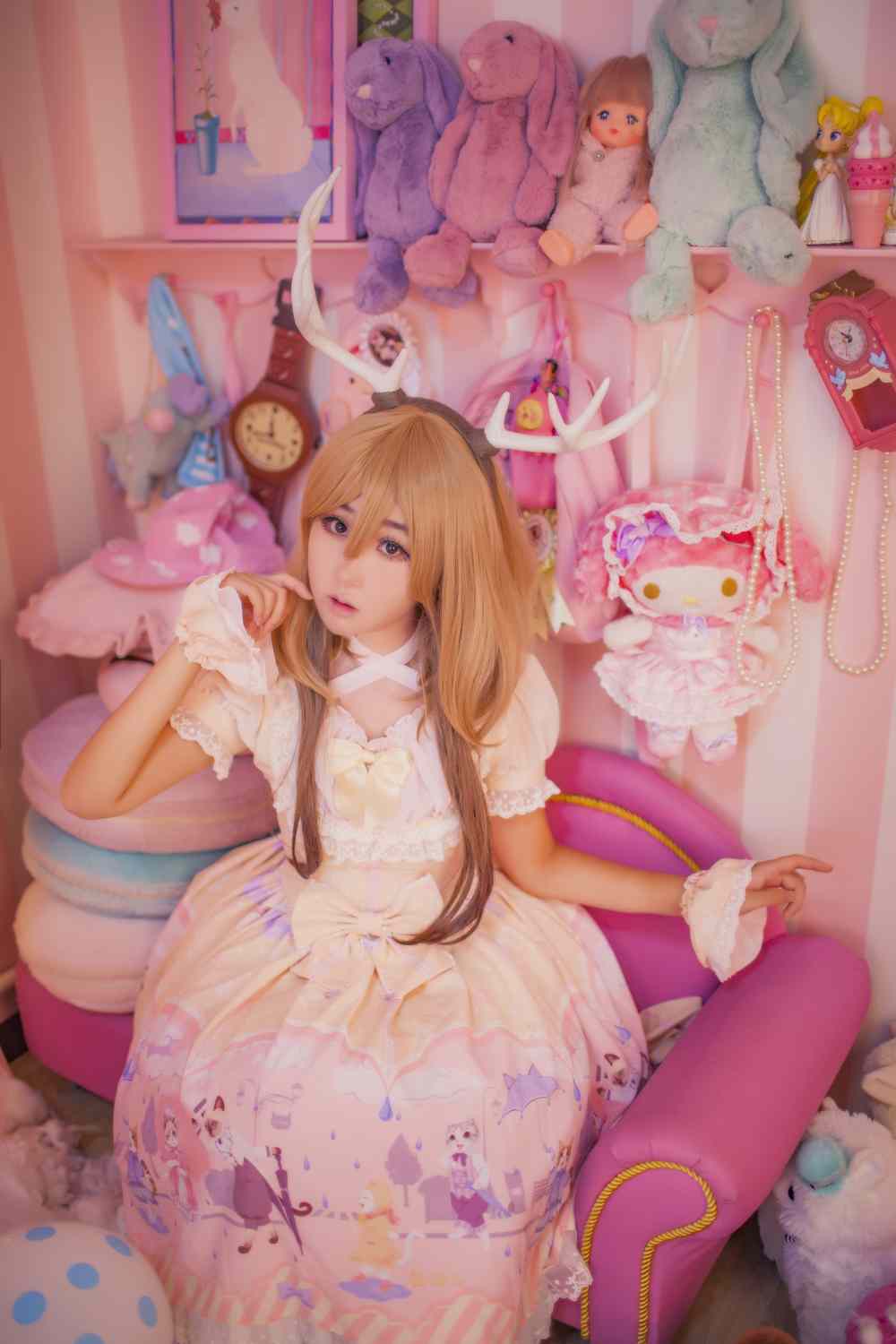 《C站·lolita·第371期》圣诞节没来圣诞老人这样的小鹿给你送礼物！