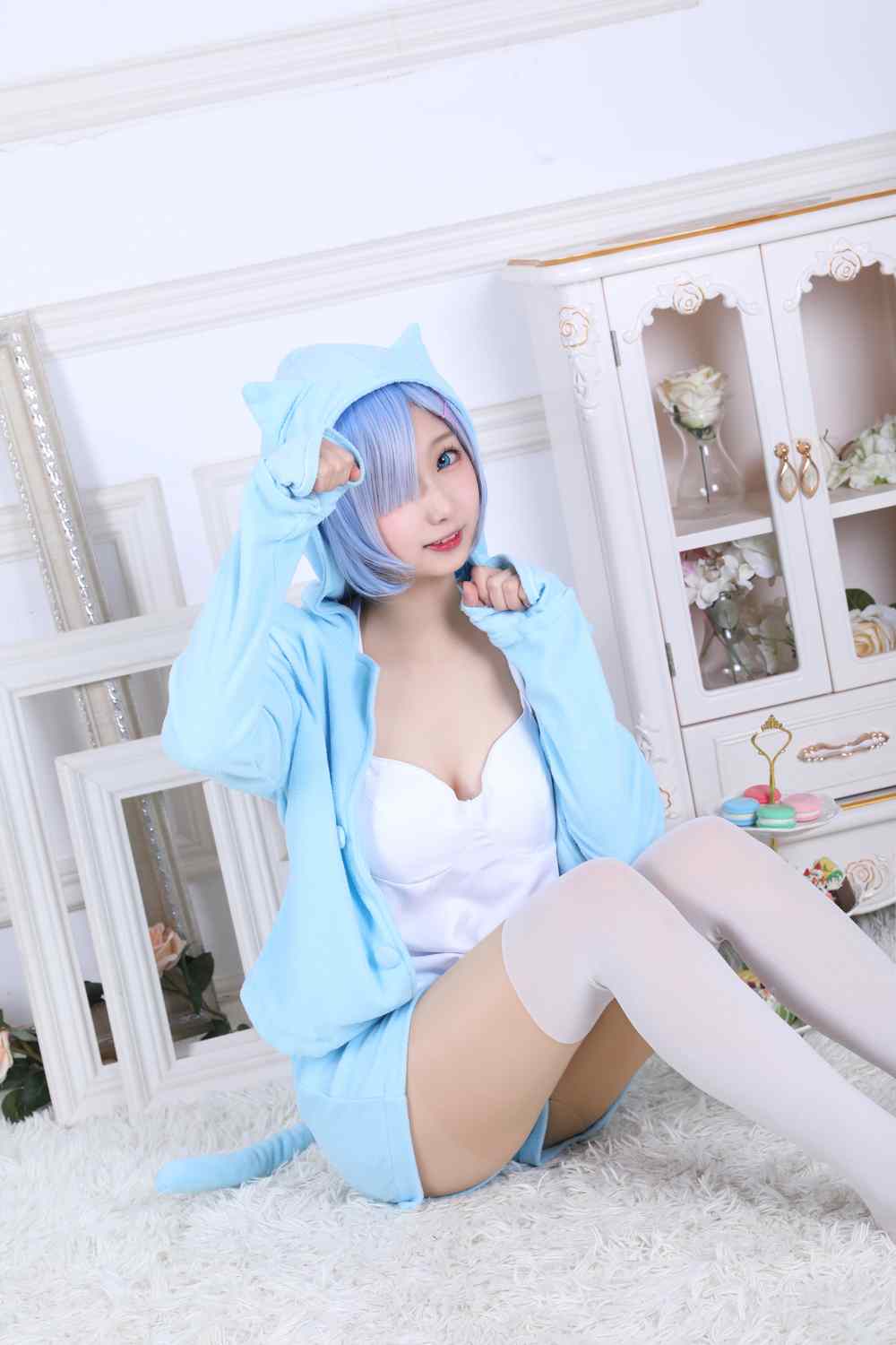 《C站·lolita·第1053期》从零开始的异世界生活 蕾姆白丝袜