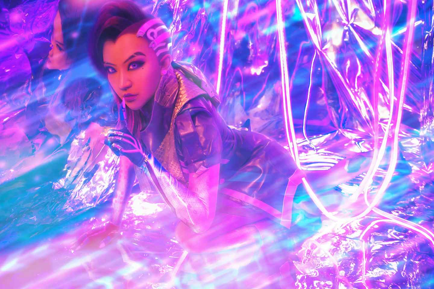 《C站·第3139期》守望先锋黑影cosplay