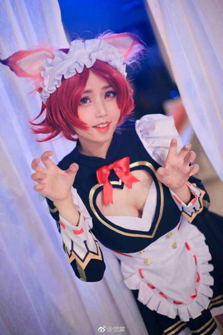 《C站·lolita·第378期》女仆妲己很耀眼的同事也很妖艳