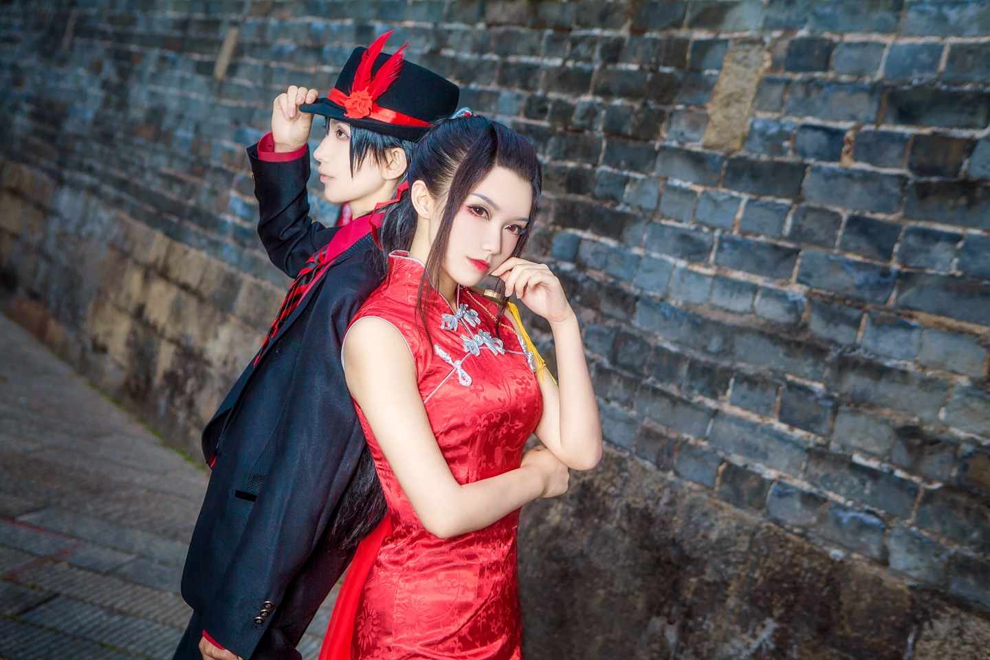 《汉服第466期》天策同人旗袍x西装