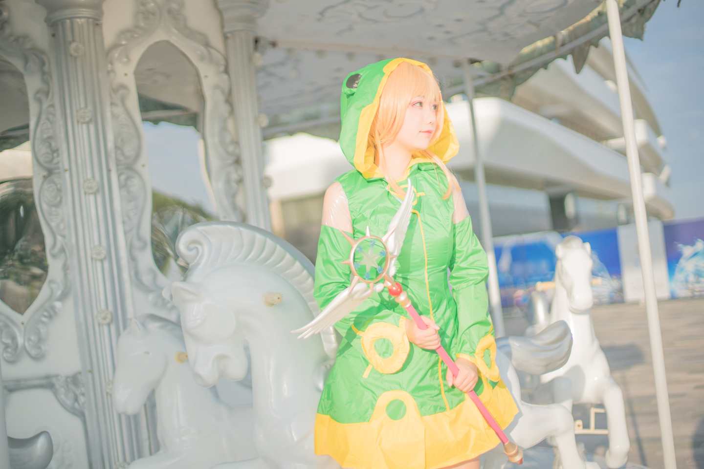 《C站·lolita·第1216期》小樱青蛙战斗服