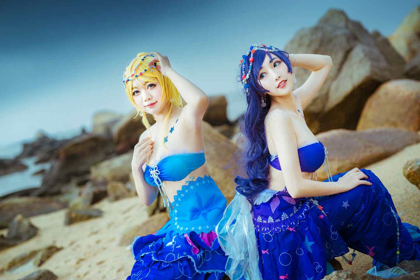 《C站·lolita·第947期》lovelive东条希绘里沙滩恋