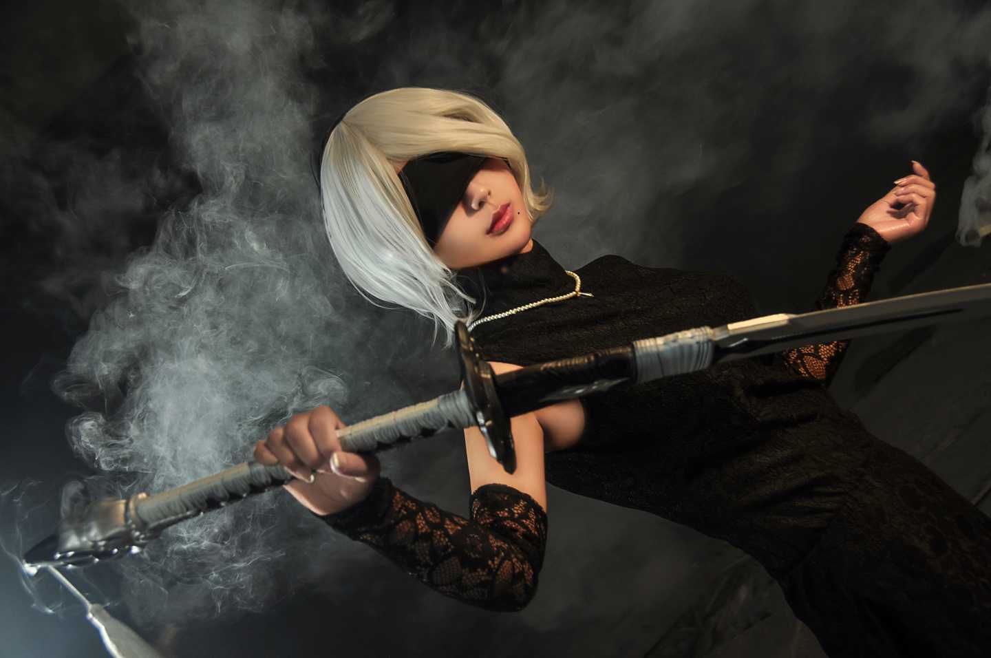 《C站·第3021期》尼尔机械纪元同人旗袍