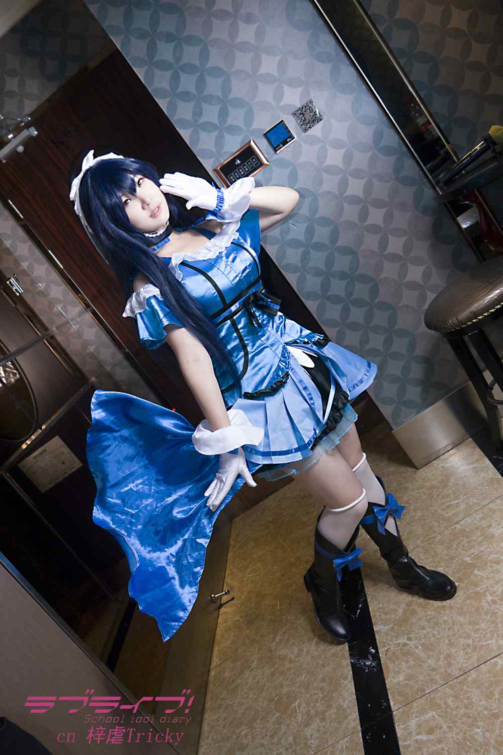 《C站·lolita·第997期》lovelive园田海未kks打歌服