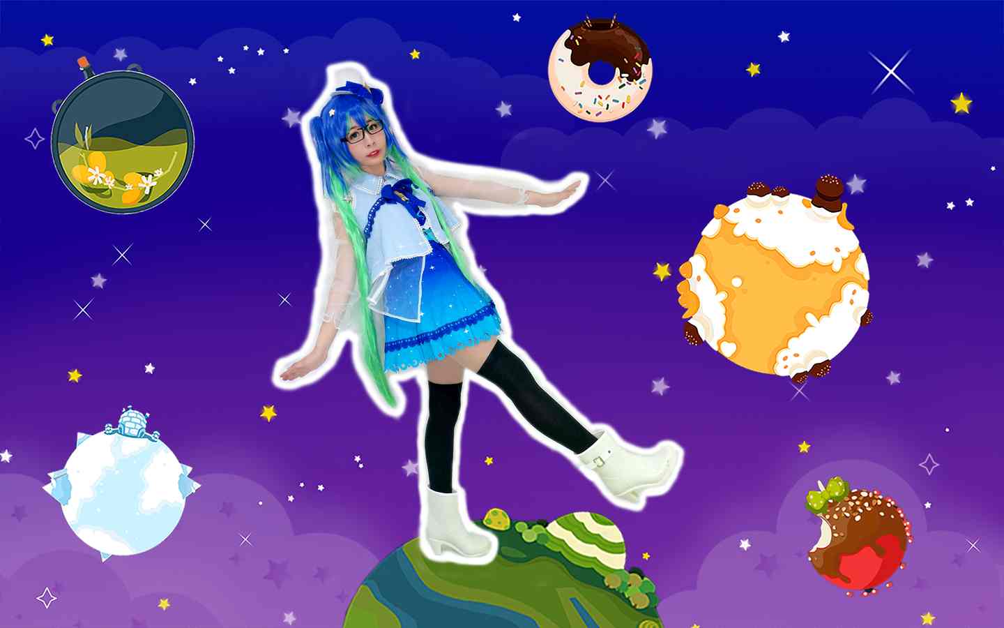 《C站·第3036期》星空初音