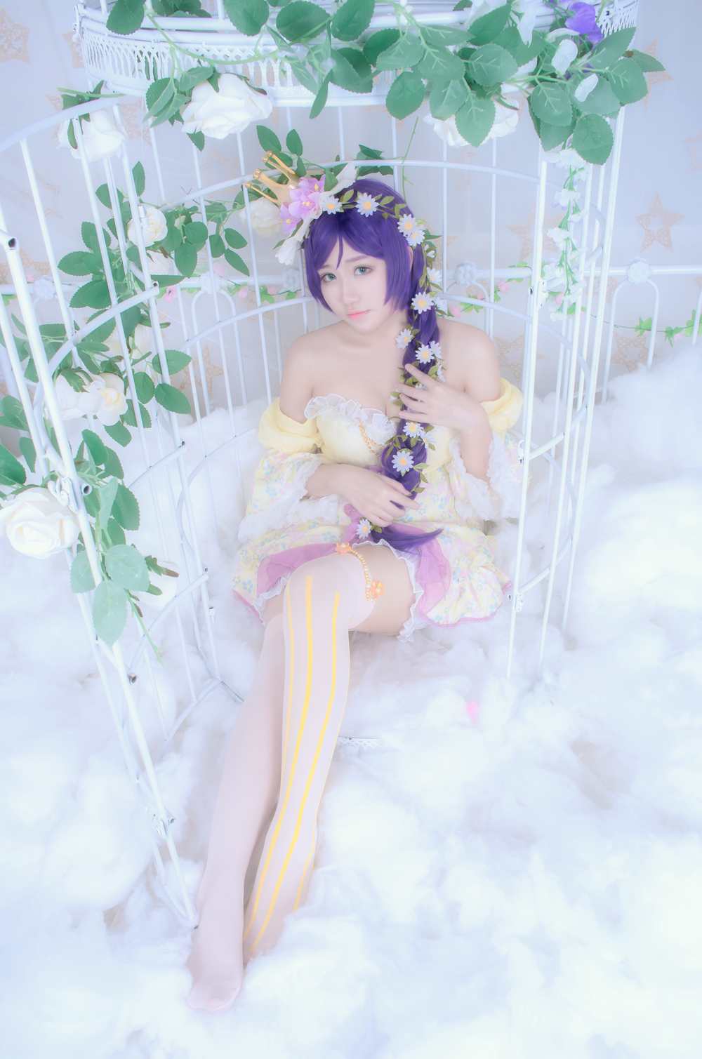 《C站·lolita·第1059期》东条希童话长发公主