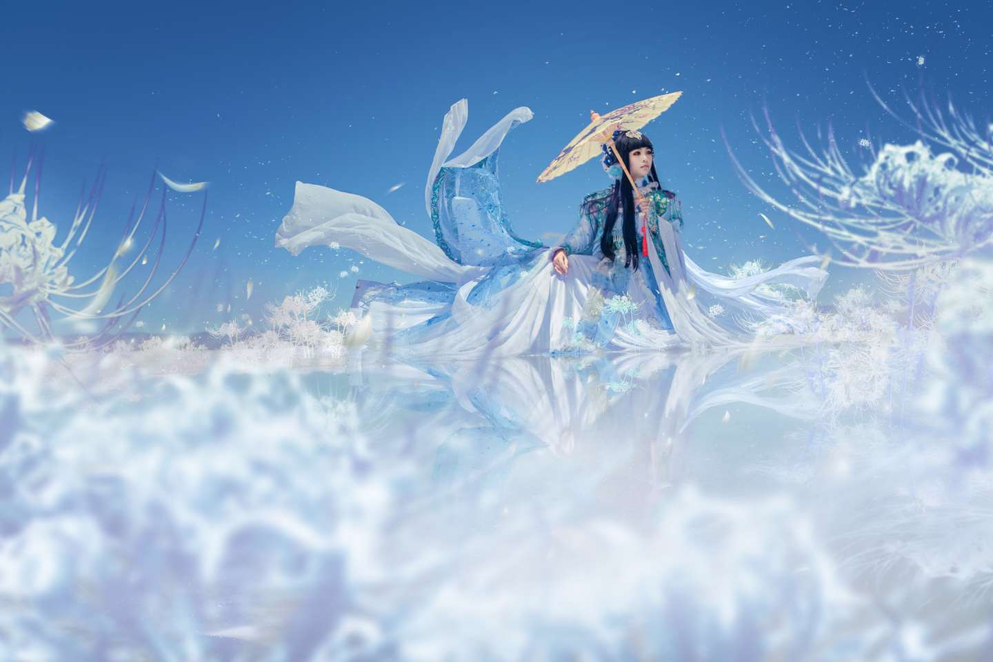 《汉服第582期》金光不布袋戏玲珑雪霏