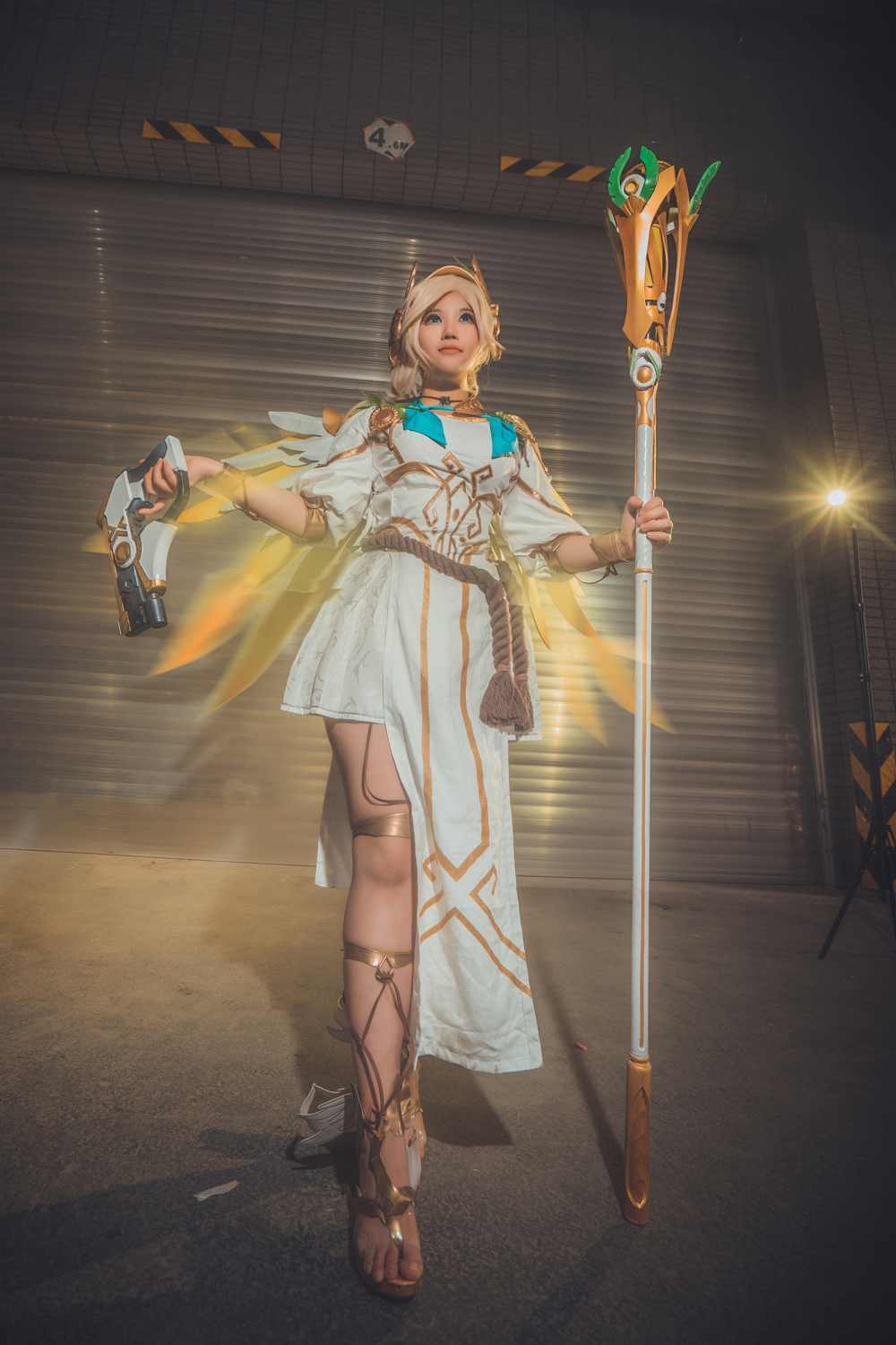 《C站·第3143期》守望先锋胜利女神天使COSPLAY