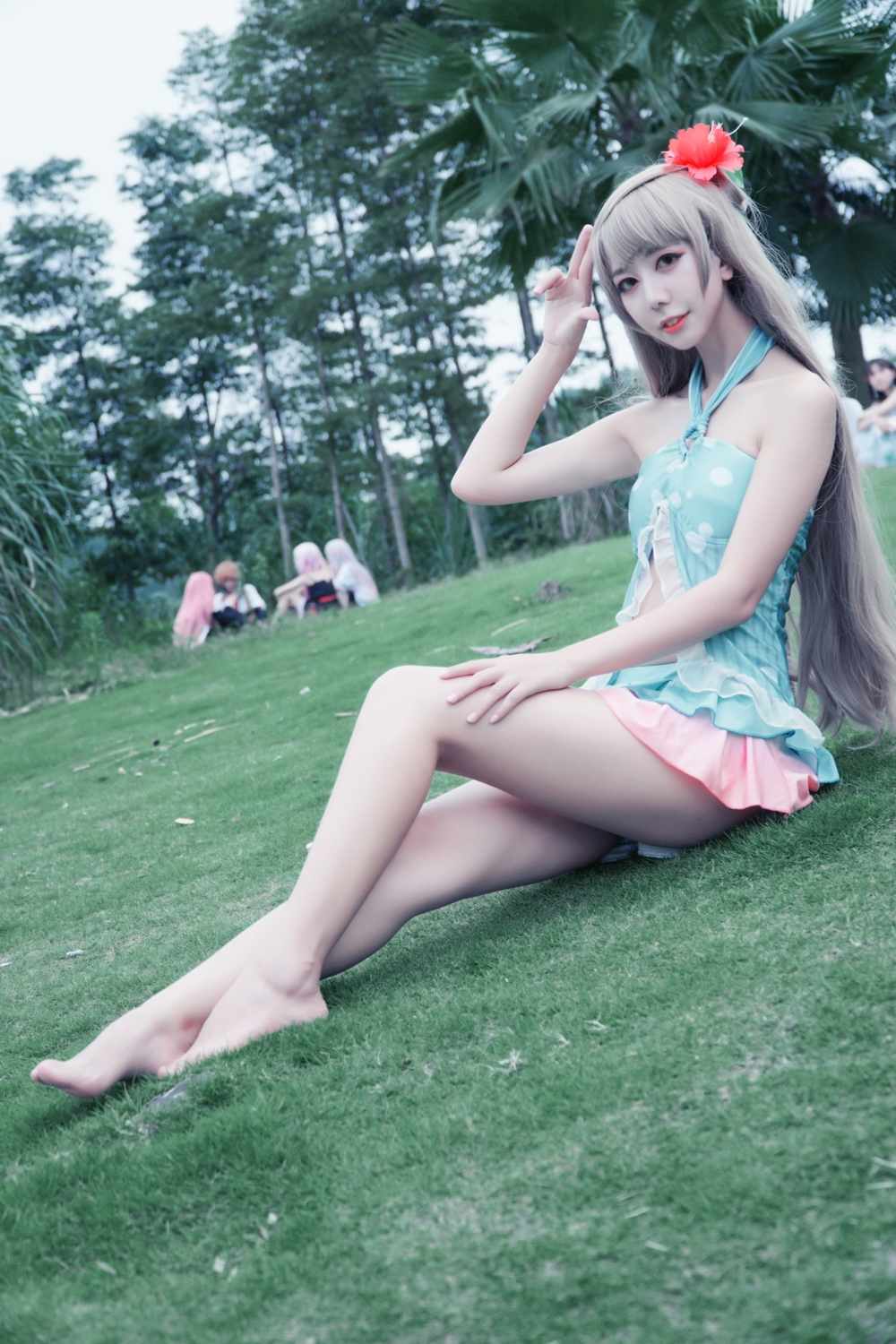 《C站·lolita·第596期》在公园谁把我鞋拿走了