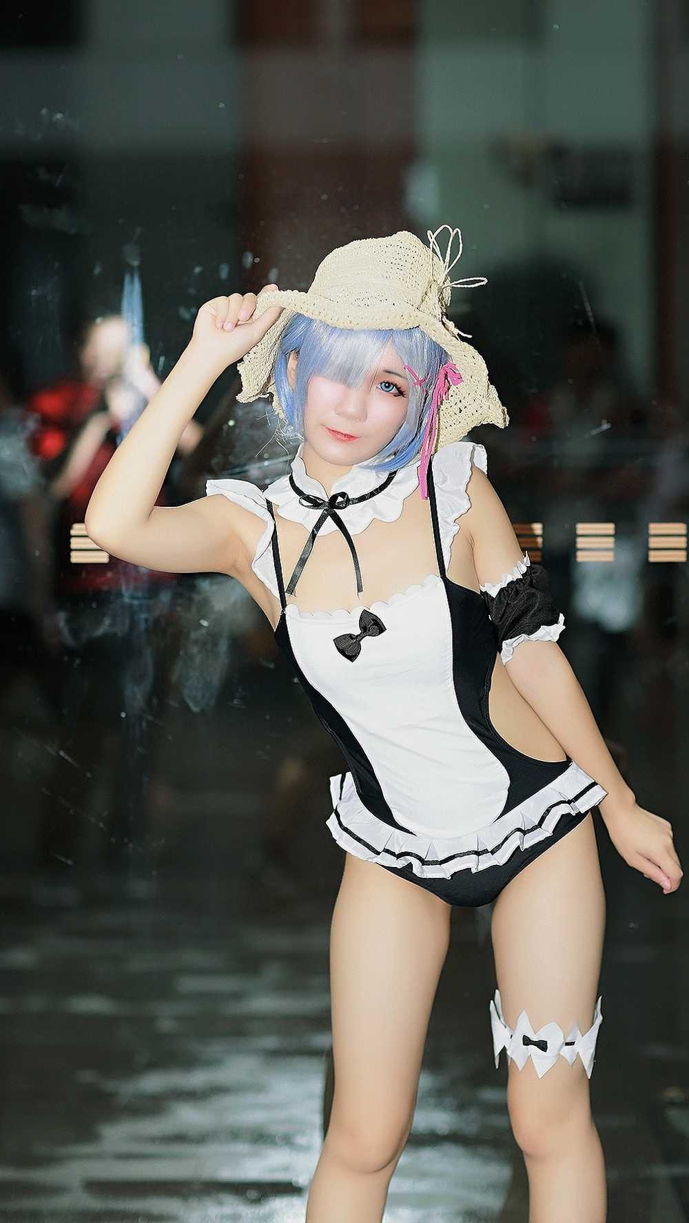 《C站·lolita·第1150期》蕾姆同人水着