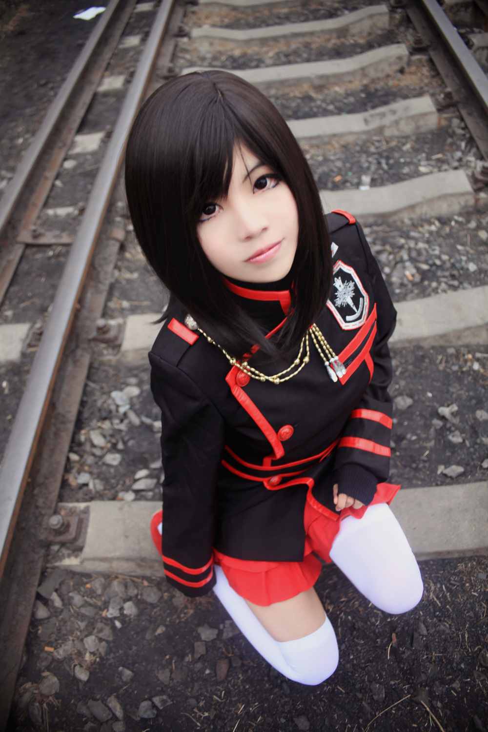 《C站·lolita·第383期》白丝女警梓宅 驱魔少年又是冬天低温小战士！