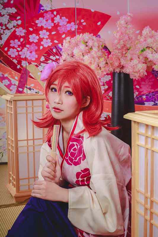 《C站·lolita·第824期》LOVELIVE!Maki同人和服