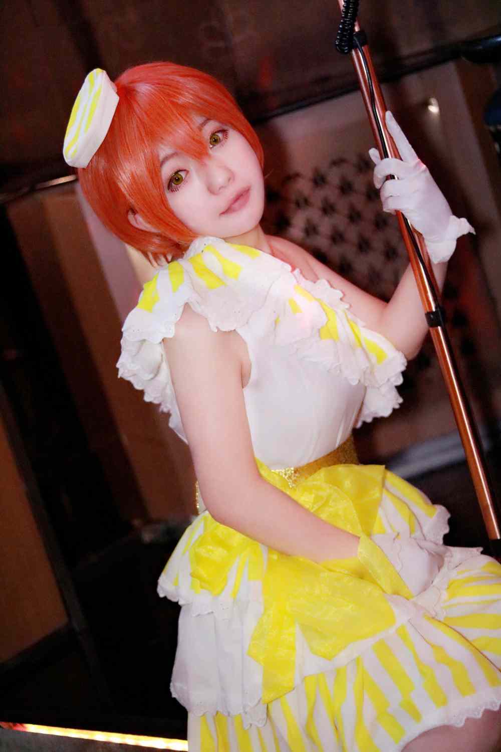 《C站·lolita·第654期》Lovelive！星空凛橙色小裙子