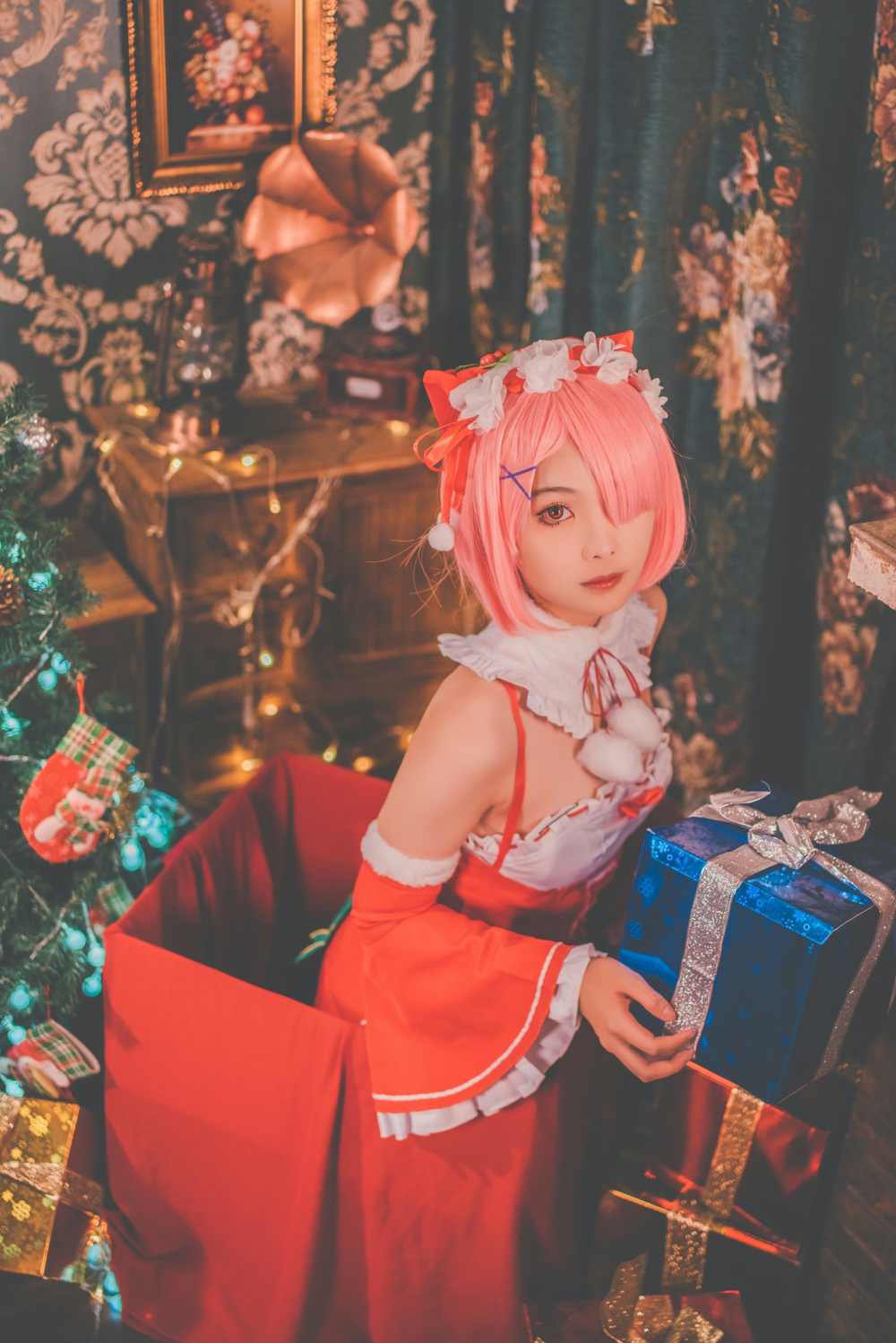 《C站·第3106期》圣诞雷姆x拉姆