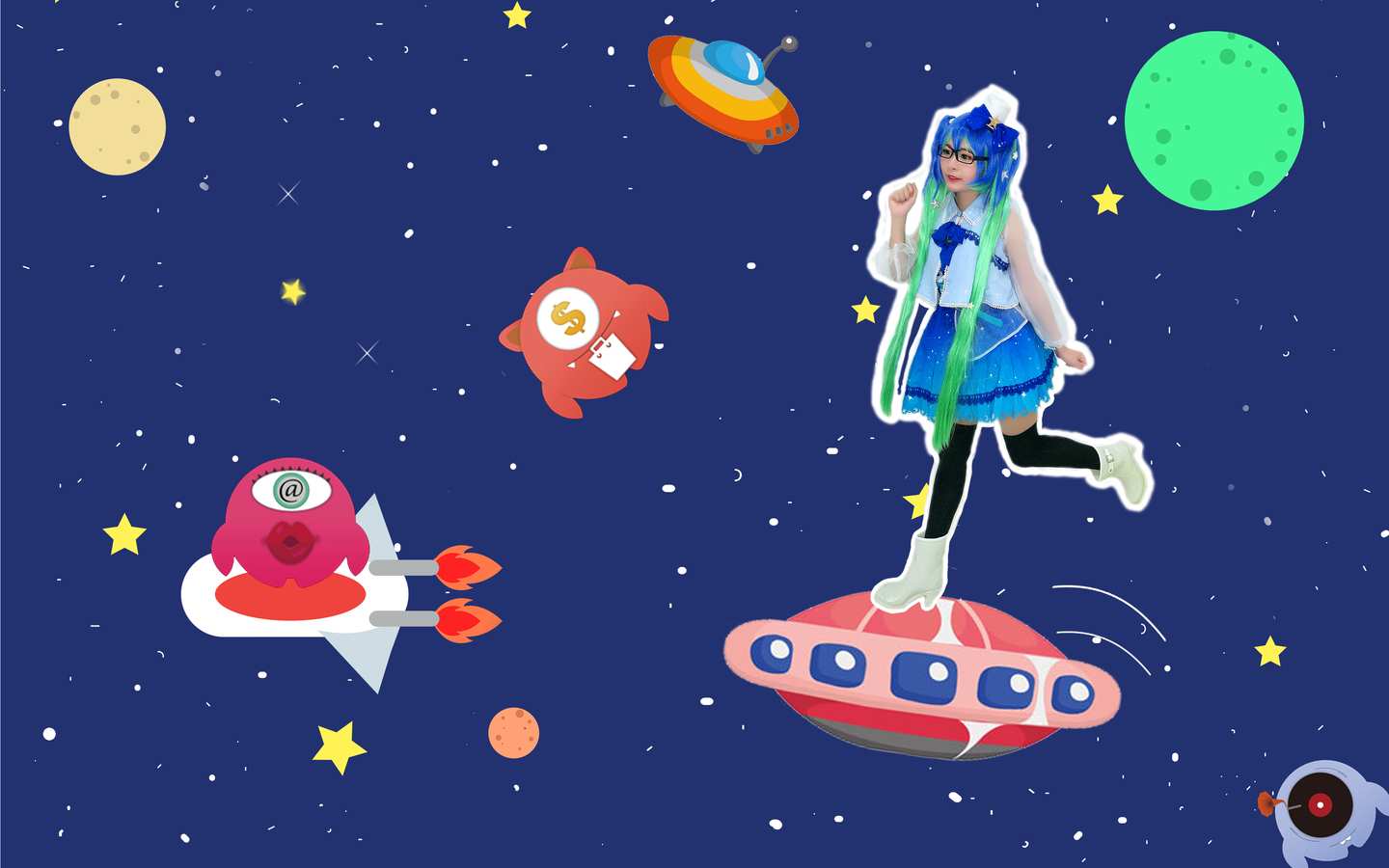 《C站·第3036期》星空初音