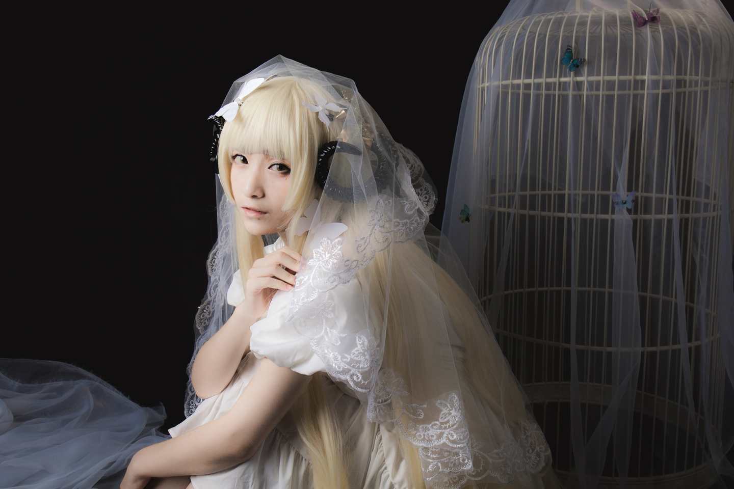 《C站·lolita·第436期》金牛座换了圣衣穿上了洁白的婚纱也很美！