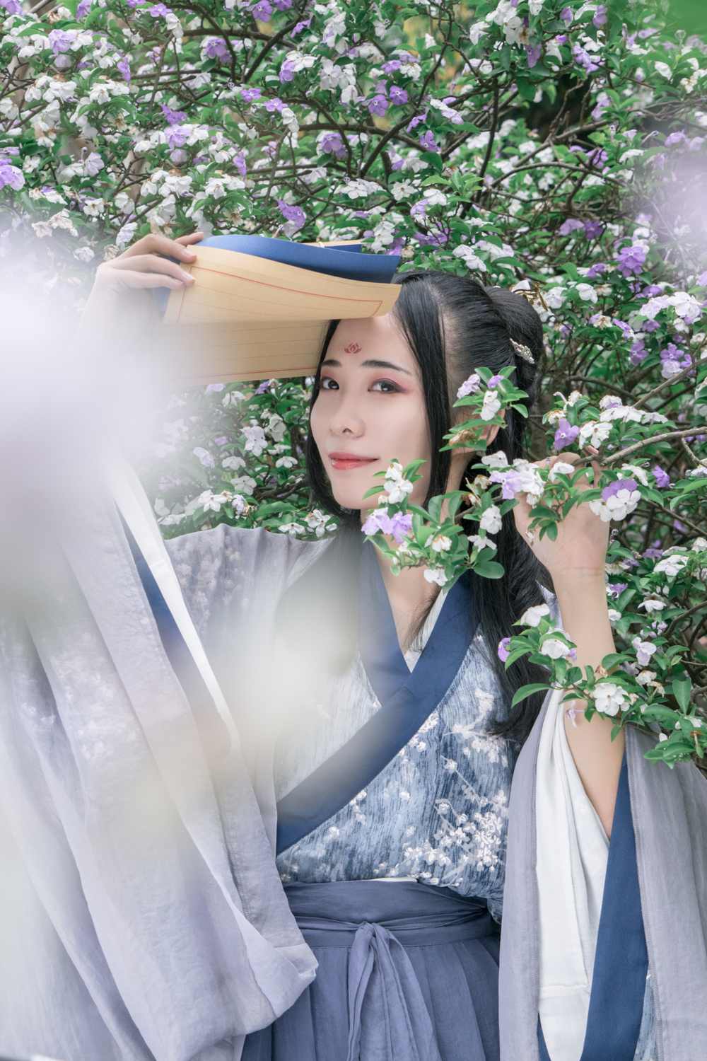 《汉服第836期》魏晋风蓝隐