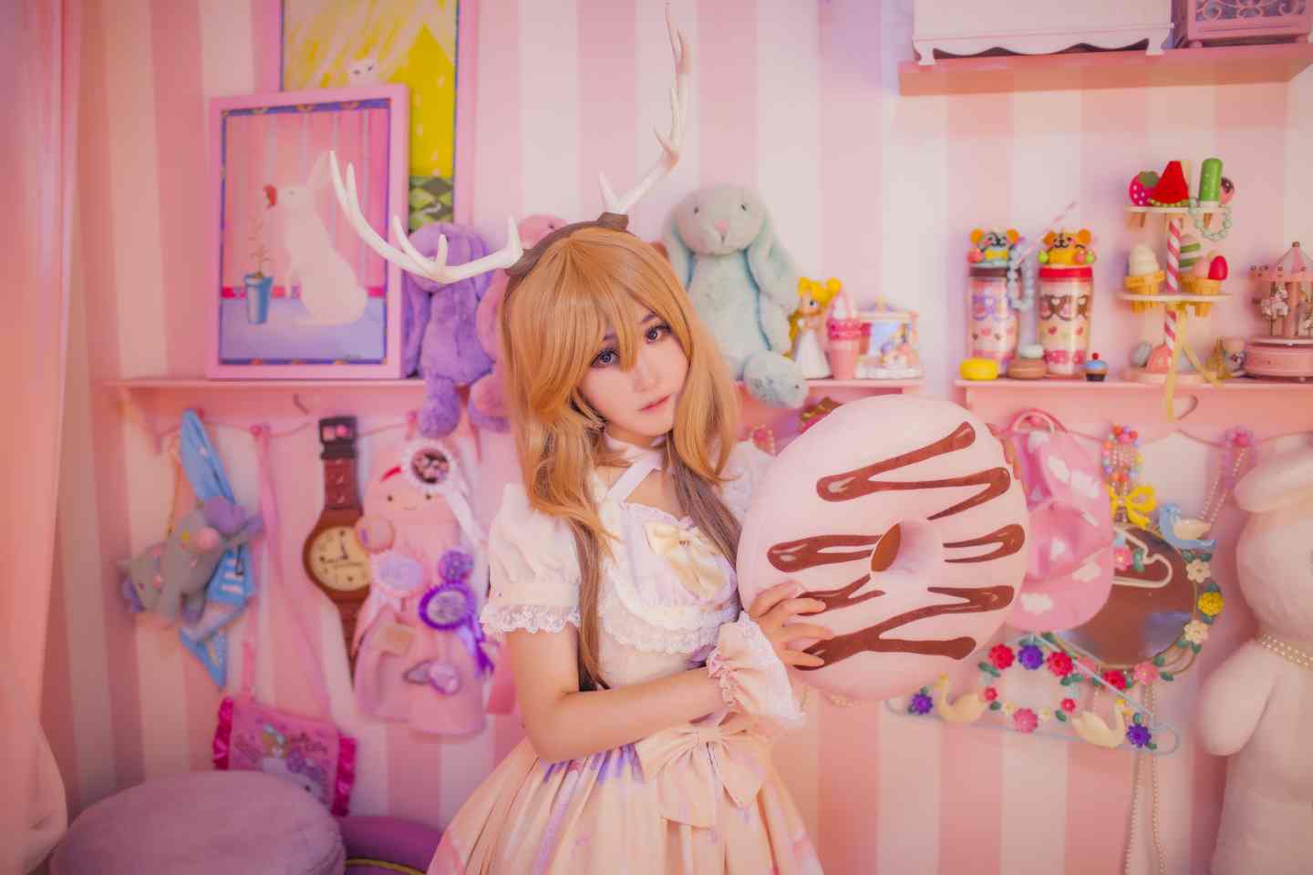 《C站·lolita·第371期》圣诞节没来圣诞老人这样的小鹿给你送礼物！