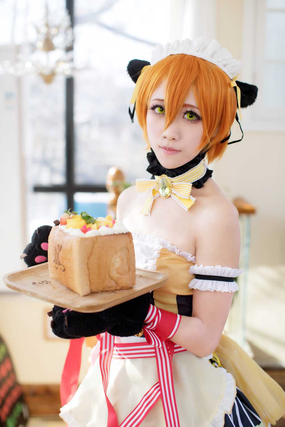 《C站·lolita·第991期》lovelive星空凛情人节女仆