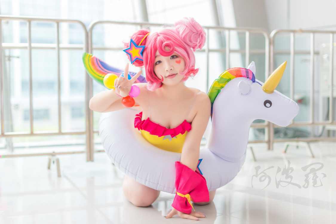 《C站·lolita·第346期》小乔缤纷独角兽