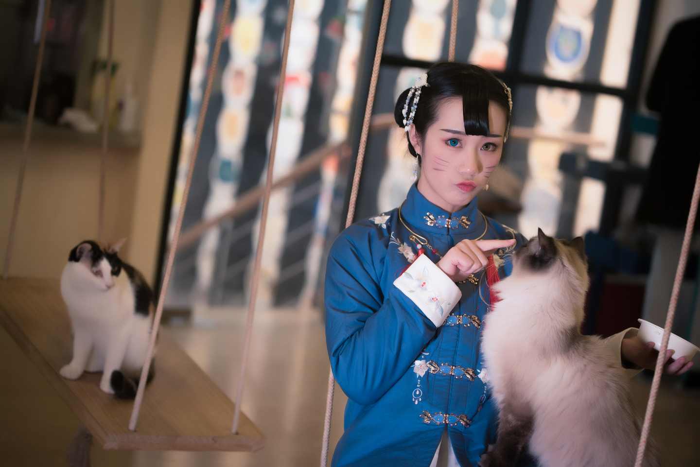 《汉服第347期》汉服#猫趣#