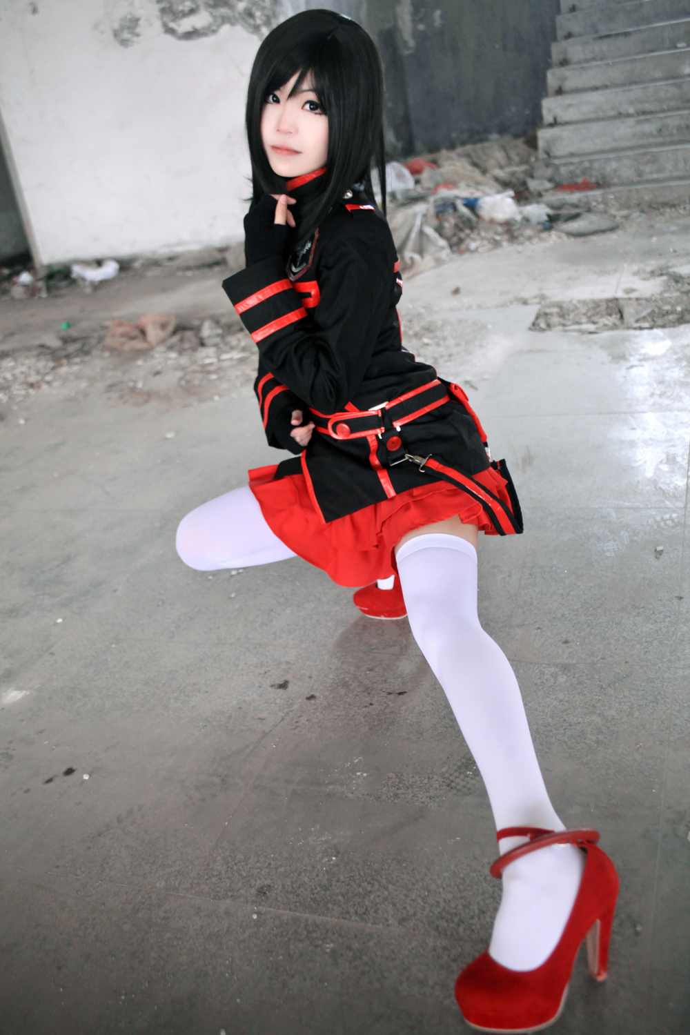 《C站·lolita·第383期》白丝女警梓宅 驱魔少年又是冬天低温小战士！