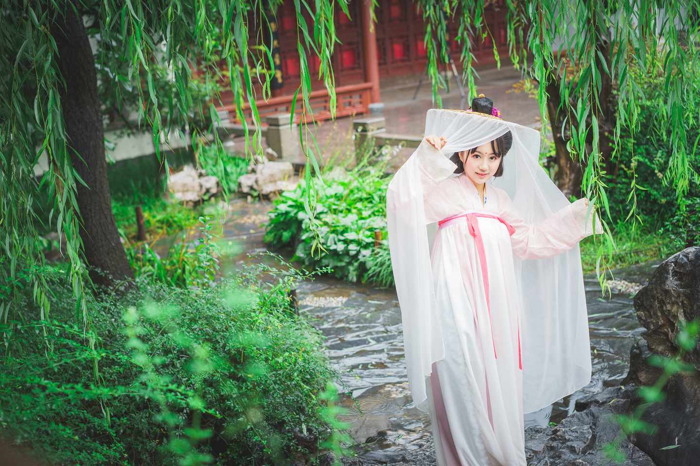 《汉服第343期》汉服 六月雅事 池亭赏鱼