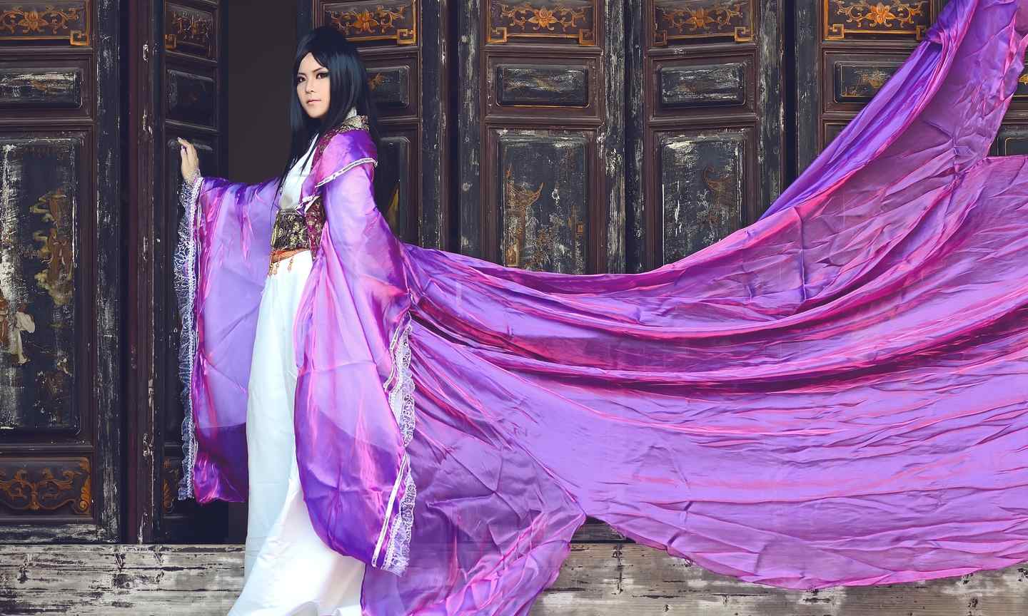 《汉服第630期》墨莲染尘