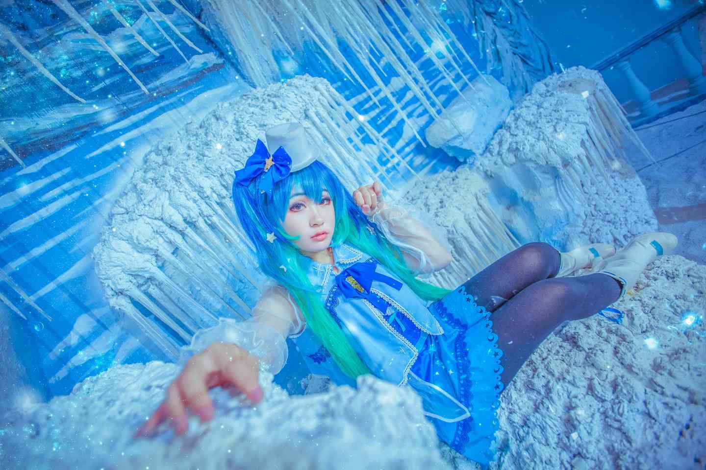 《C站·lolita·第352期》星空miku