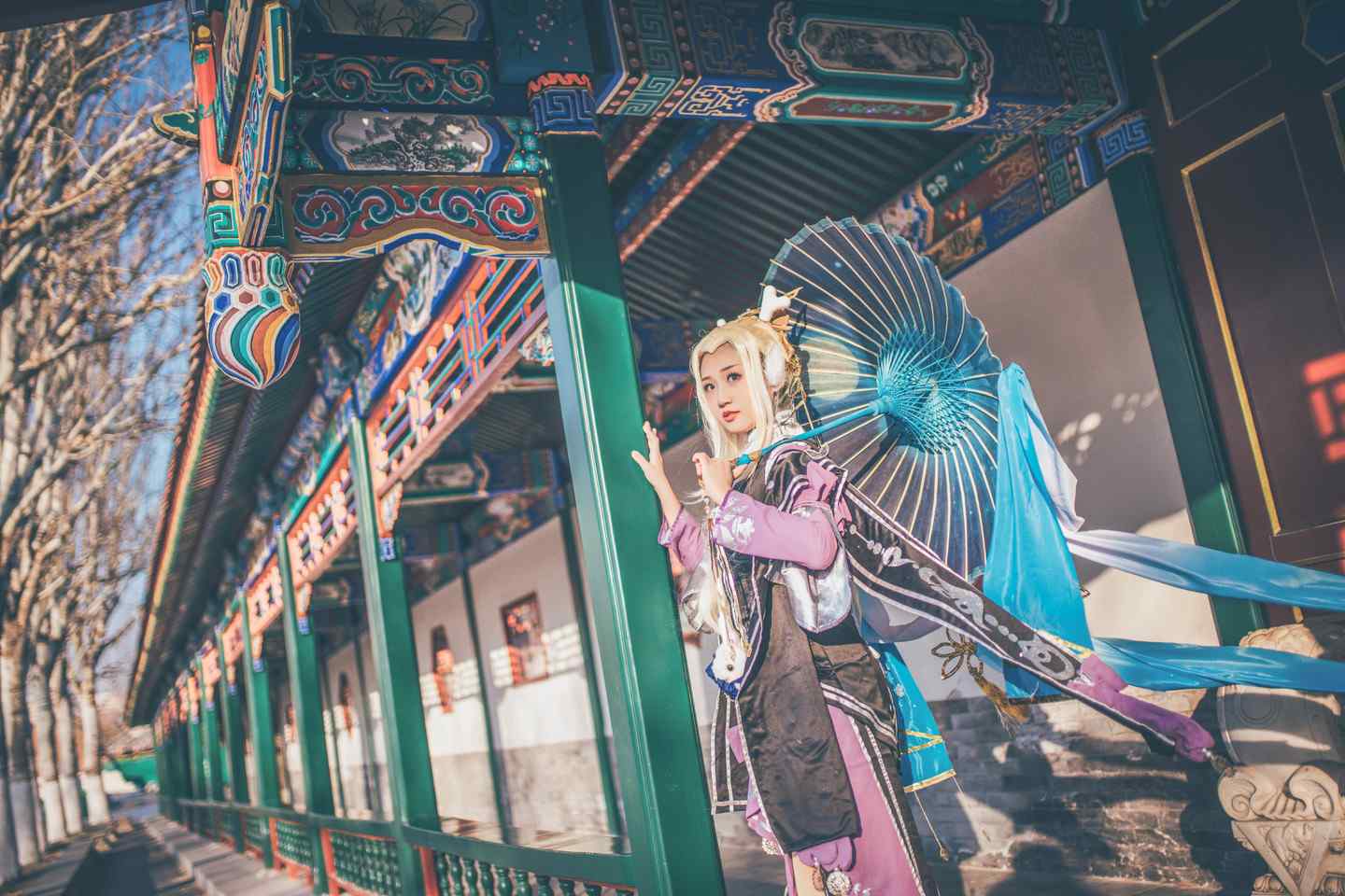 《汉服第503期》朔雪万花萝莉