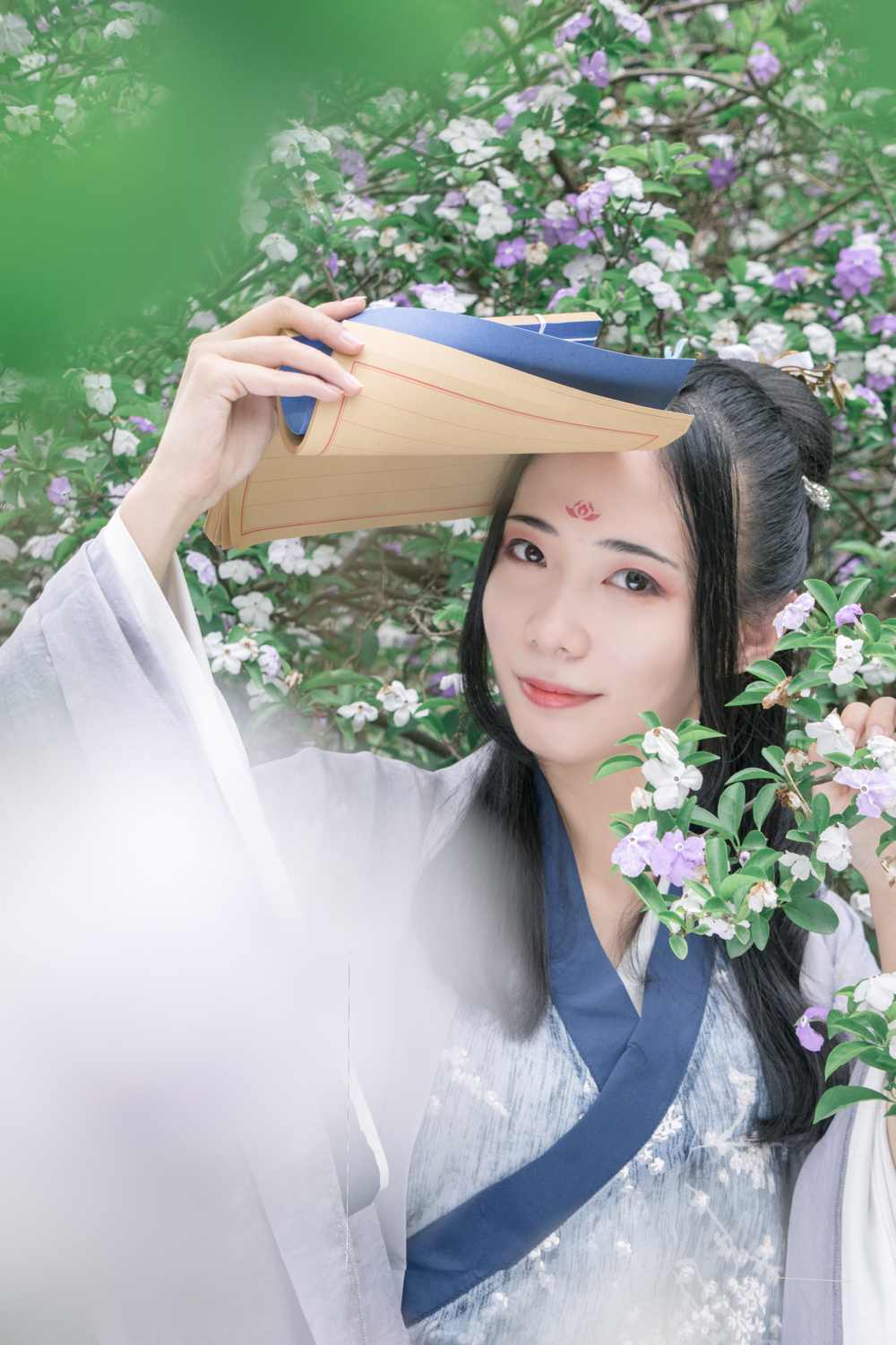 《汉服第836期》魏晋风蓝隐