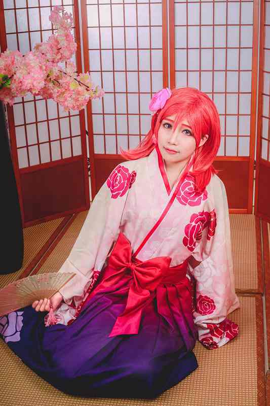 《C站·lolita·第824期》LOVELIVE!Maki同人和服