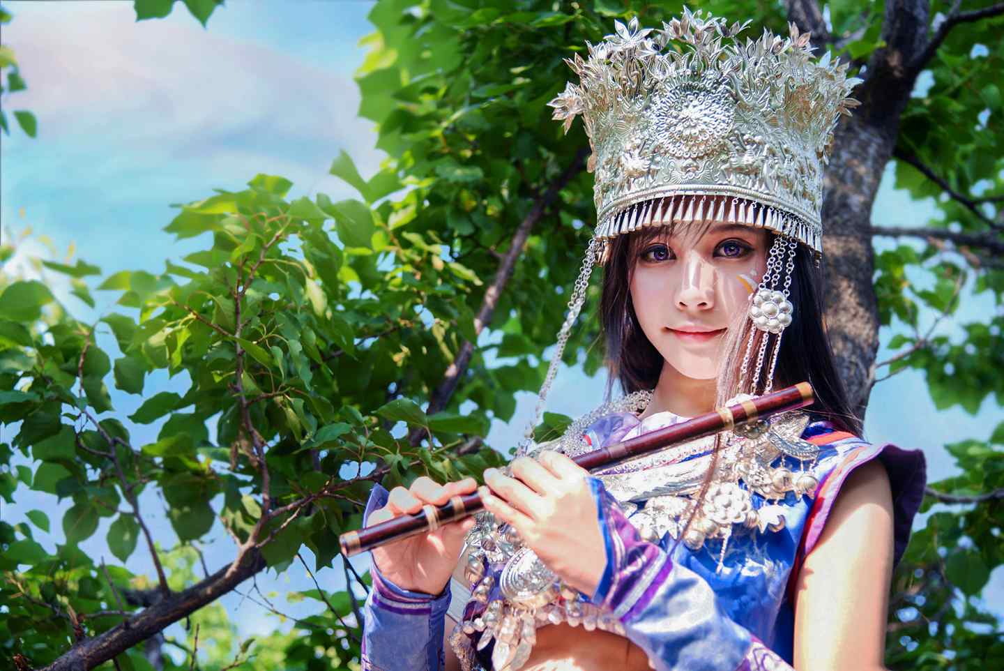 《汉服第773期》边疆少女的异域风情民族服饰的COSPLAY喜欢么？