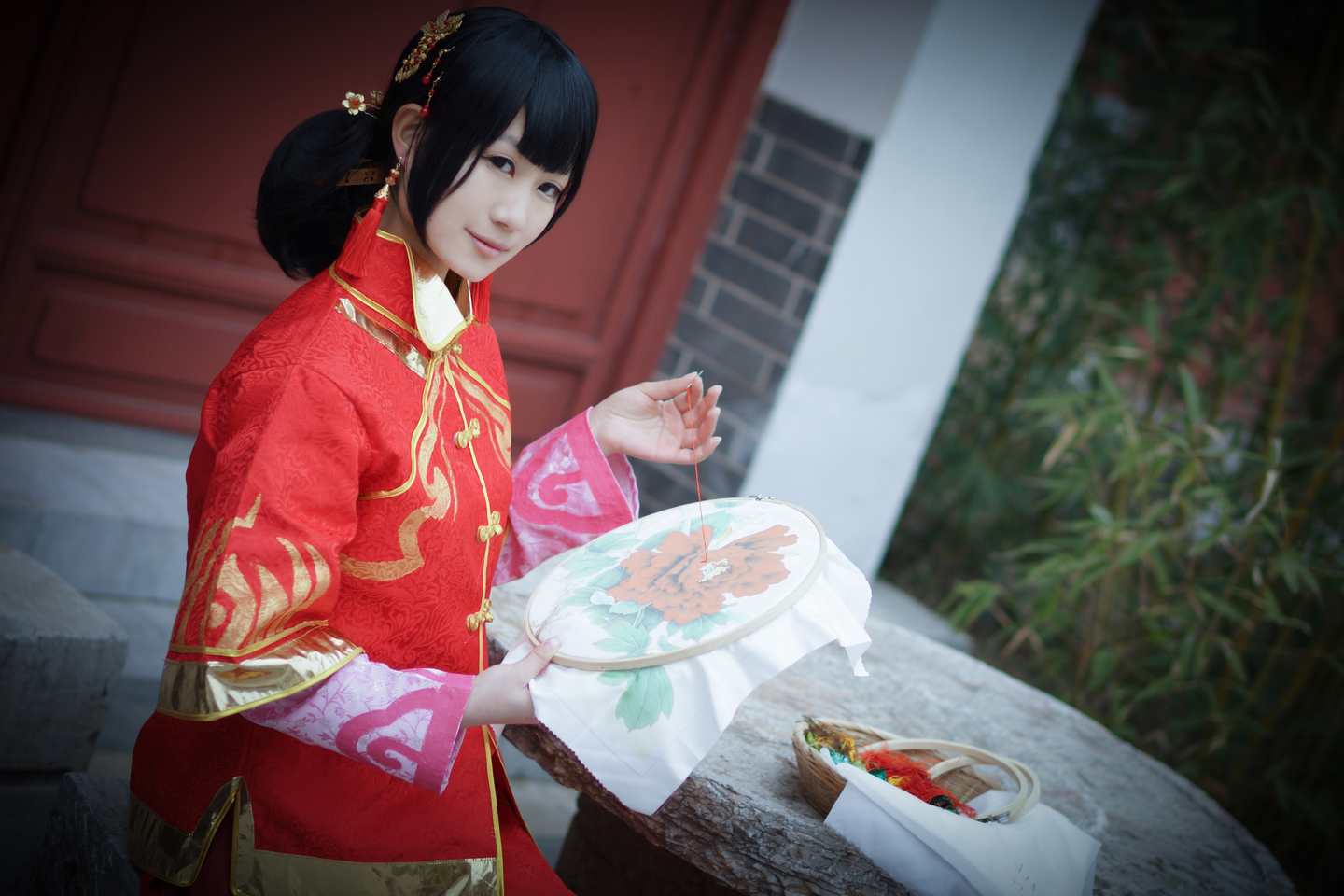 《汉服第599期》老九门二月红夫人丫头